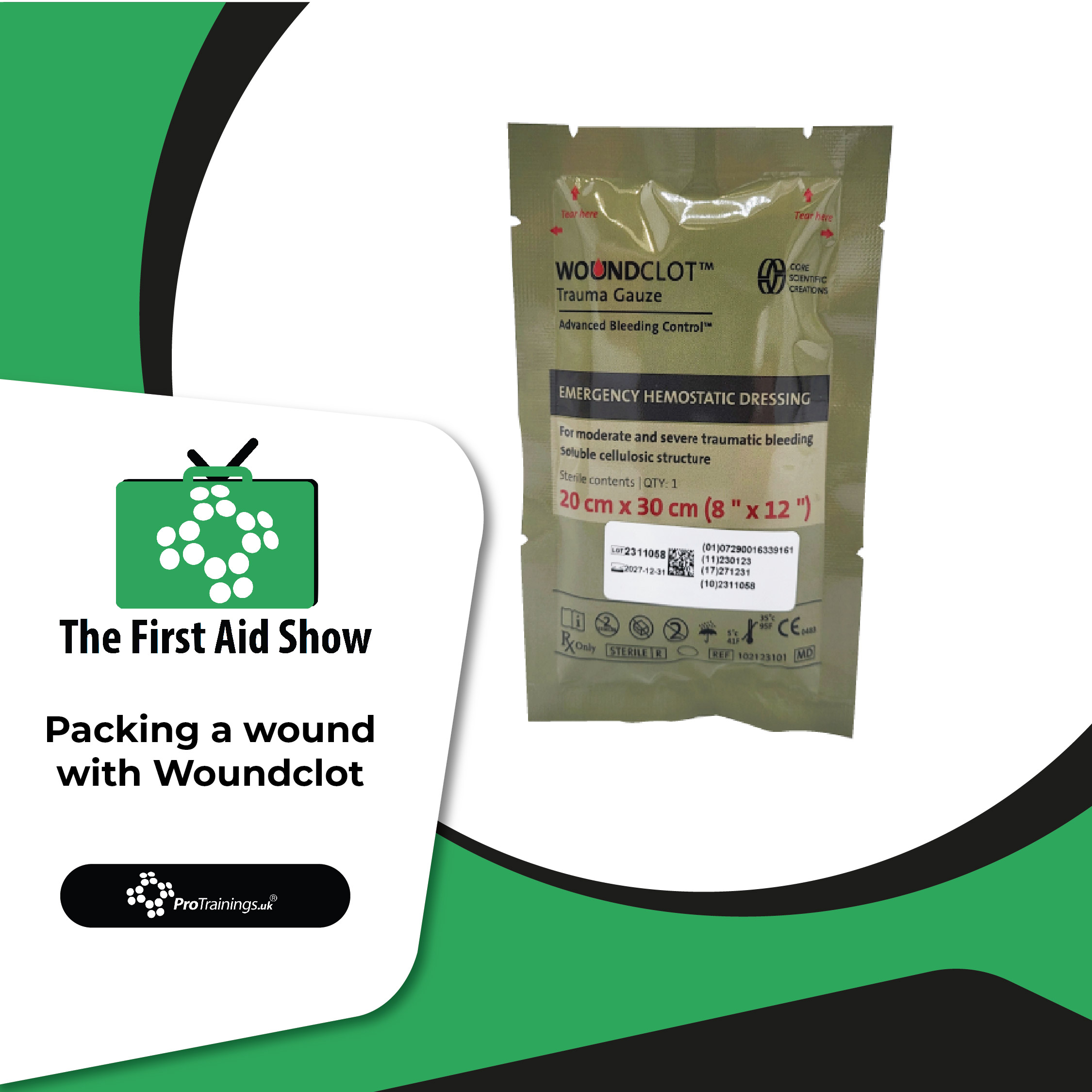 Efficiency of WoundClot in Treating Major Wounds